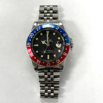 Rolex 16750 Vintage GMT-Master I transitional 40mm Stainless Steel Pepsi Bezel