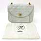 CH CHANEL Vintage Flap Bag, White, Lambskin Leather, Gold hardware - view 7