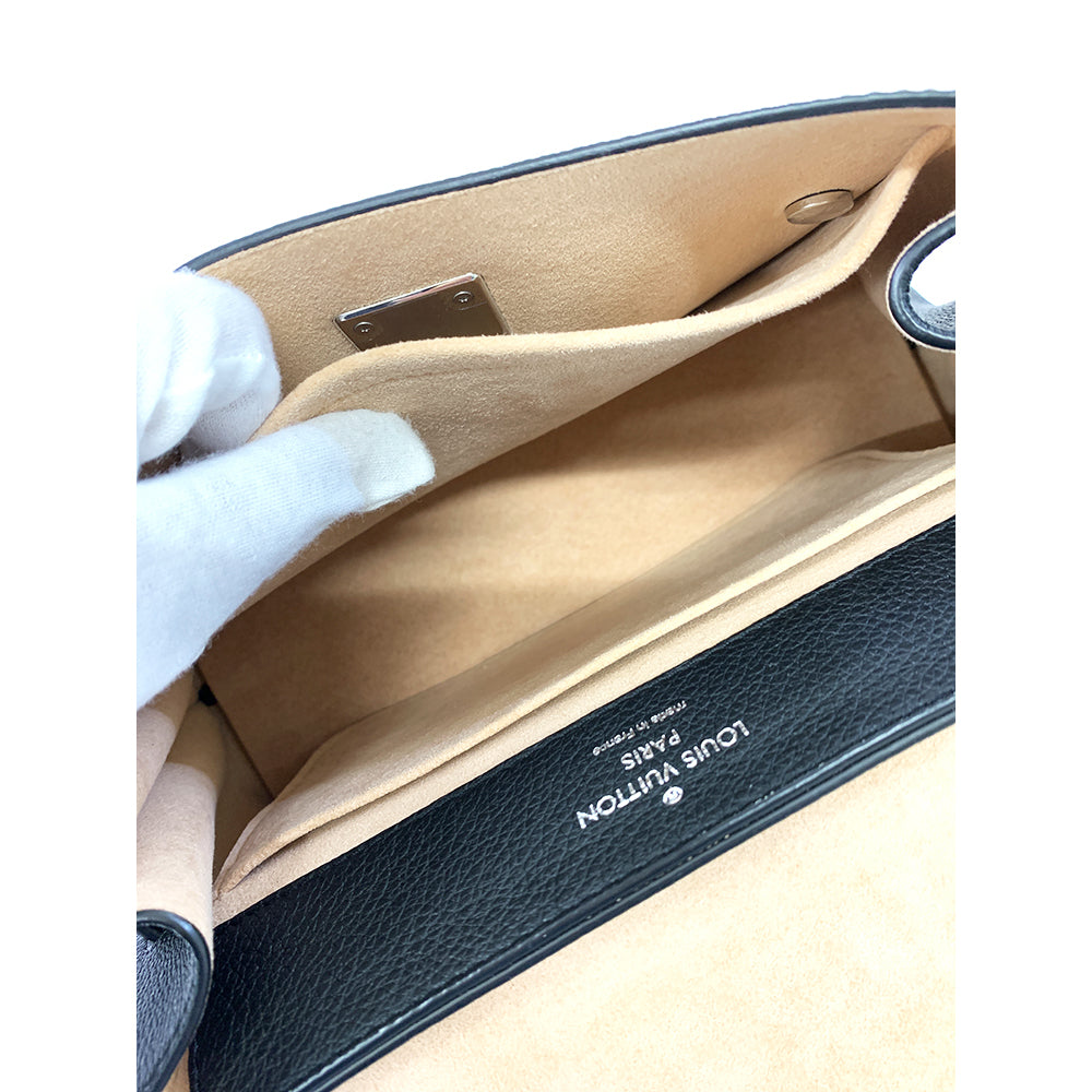 Louis Vuitton LOUIS VUITTON Rock Me Ever BB, Black, Calfskin Leather, Silver Hardware - view 5