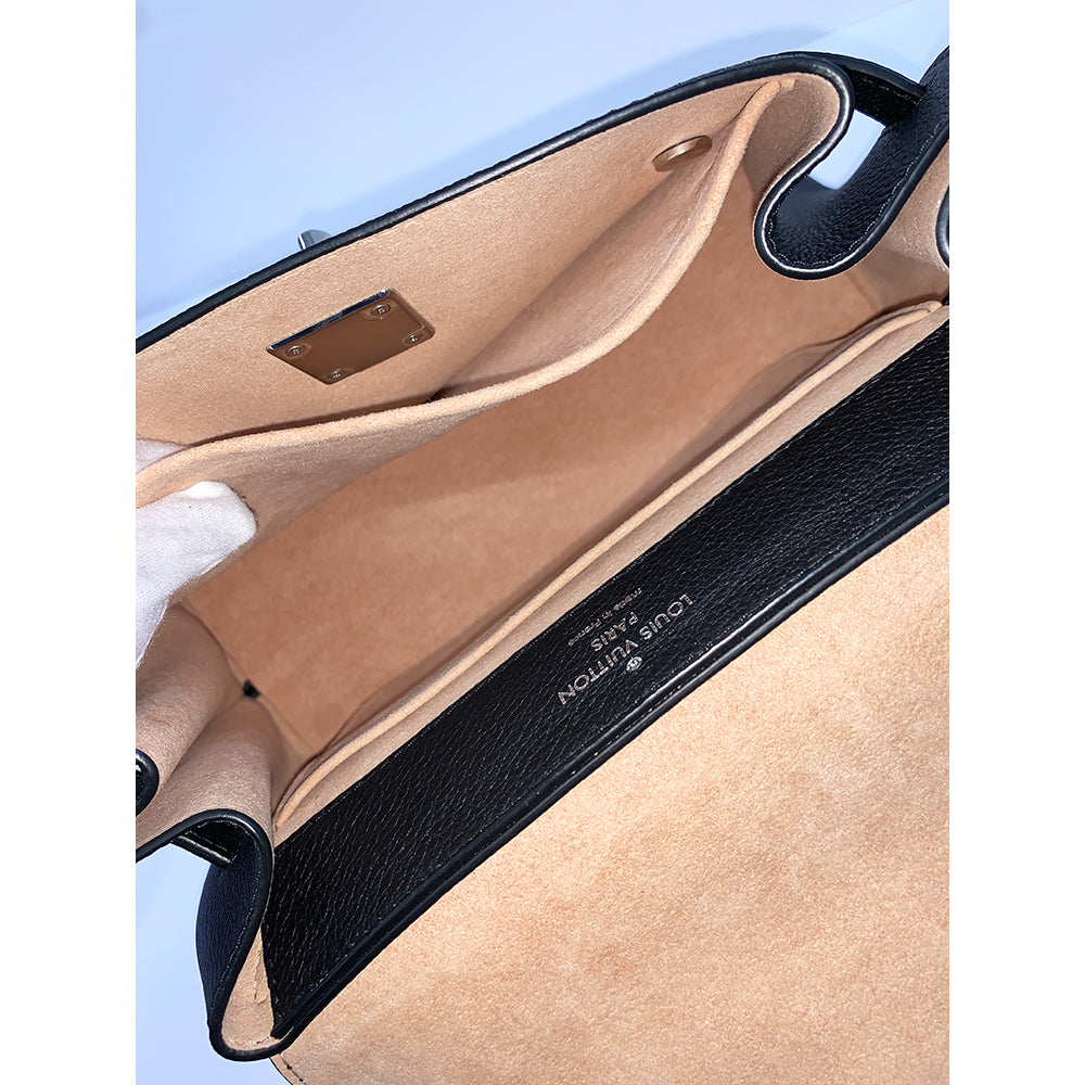 Louis Vuitton LOUIS VUITTON Rock Me Ever BB, Black, Calfskin Leather, Silver Hardware - view 6