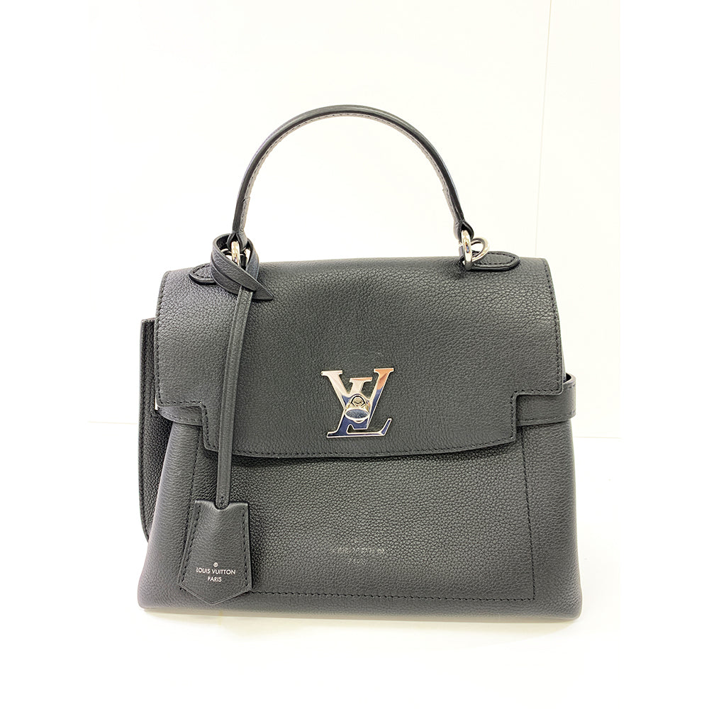 Louis Vuitton LOUIS VUITTON Rock Me Ever BB, Black, Calfskin Leather, Silver Hardware 