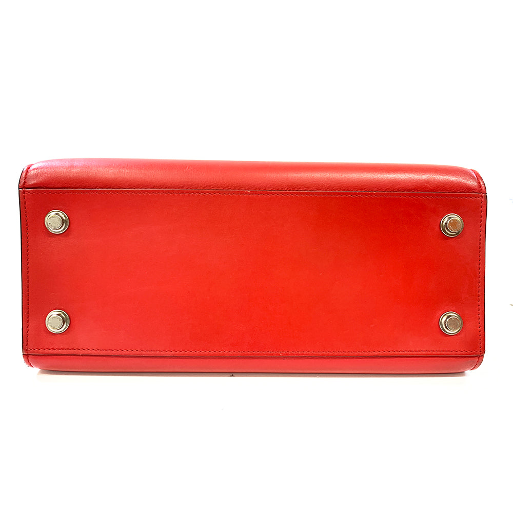 Louis Vuitton LOUIS VUITTON City Streamer MM, Red, Calf Leather, Silver Hardware - view 4