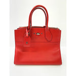 Louis Vuitton LOUIS VUITTON City Streamer MM, Red, Calf Leather, Silver Hardware 