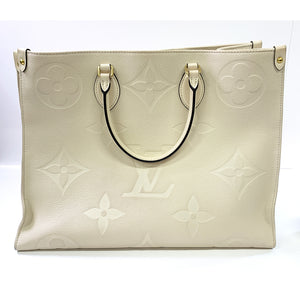 Louis Vuitton LOUIS VUITTON On The Go GM, White, Monogram Empreinte Leather M45081 - view 3