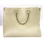 Louis Vuitton LOUIS VUITTON On The Go GM, White, Monogram Empreinte Leather M45081 