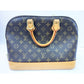 Louis Vuitton LOUIS VUITTON Alma PM Bag, Monogram Coated Leather Canvas, Gold Hardware - view 3