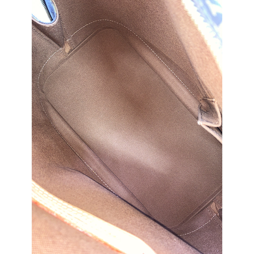 Louis Vuitton LOUIS VUITTON Alma PM Bag, Monogram Coated Leather Canvas, Gold Hardware - view 5