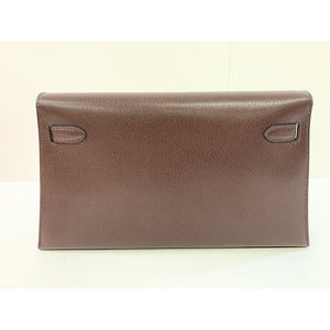 Hermès HERMES Kelly Cut 18cm, Rouge, Mysore Goatskin Leather, Gold Hardware - view 3