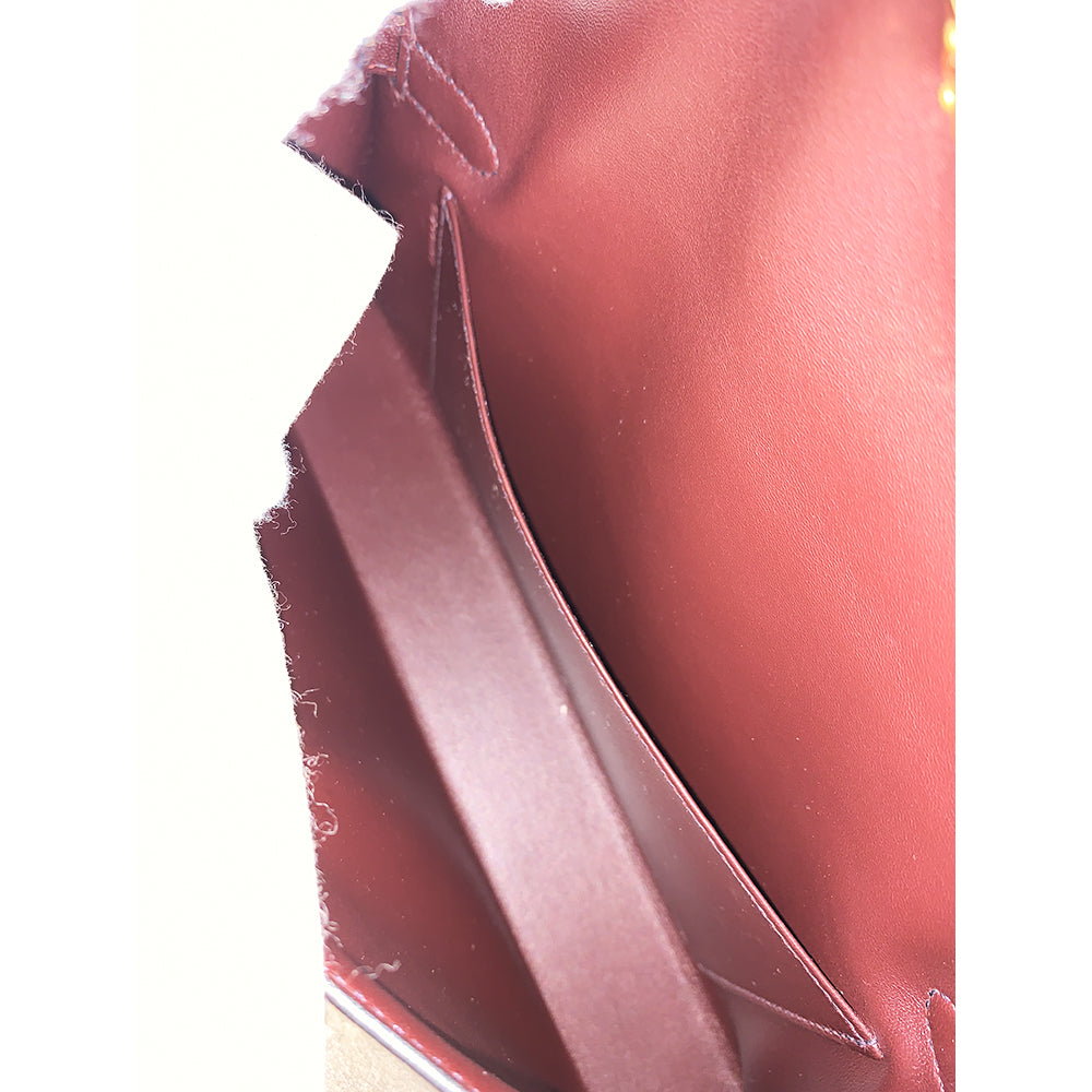 Hermès HERMES Kelly Cut 18cm, Rouge, Mysore Goatskin Leather, Gold Hardware - view 5