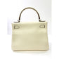 Hermès HERMES Kelly 28cm, White, Togo Leather, Paladium Hardware - view 3