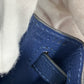Hermès HERMES Kelly 28cm, Navy Blue, Togo Leather, Palladium Hardware - view 7