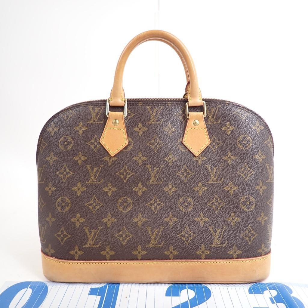 Louis Vuitton LOUIS VUITTON Alma PM Bag, Monogram Coated Leather Canvas 