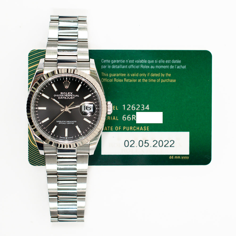 Rolex 126234 Datejust 36mmSteel and White Gold