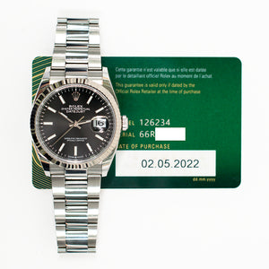 Rolex 126234 Datejust 36mmSteel and White Gold