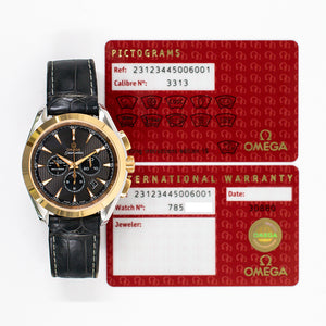 Omega 231.23.44.50.06.001 Seamaster Aqua Terra 150m Co-Axial Chronograph 44mm Stainless Steel and Rose Gold