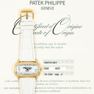 Patek Philippe 4991R-001 Ladies Gondolo Gemma 37.2mm x 22.4mm Diamond Bezel and Lugs Rose Gold