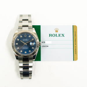 Rolex 126334G Datejust 41mm Steel and White Gold