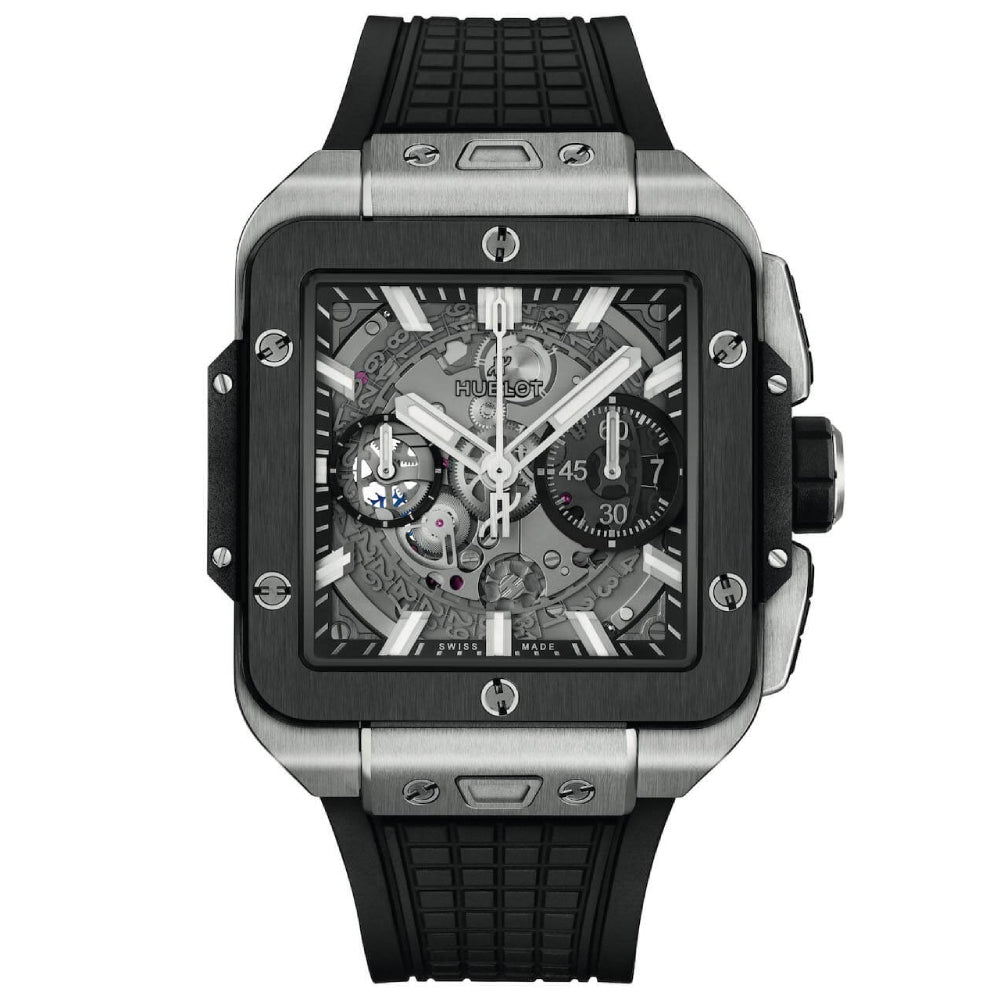 Hublot 821.NM.0170.RX Square Bang 42mm Unico Titanium Ceramic