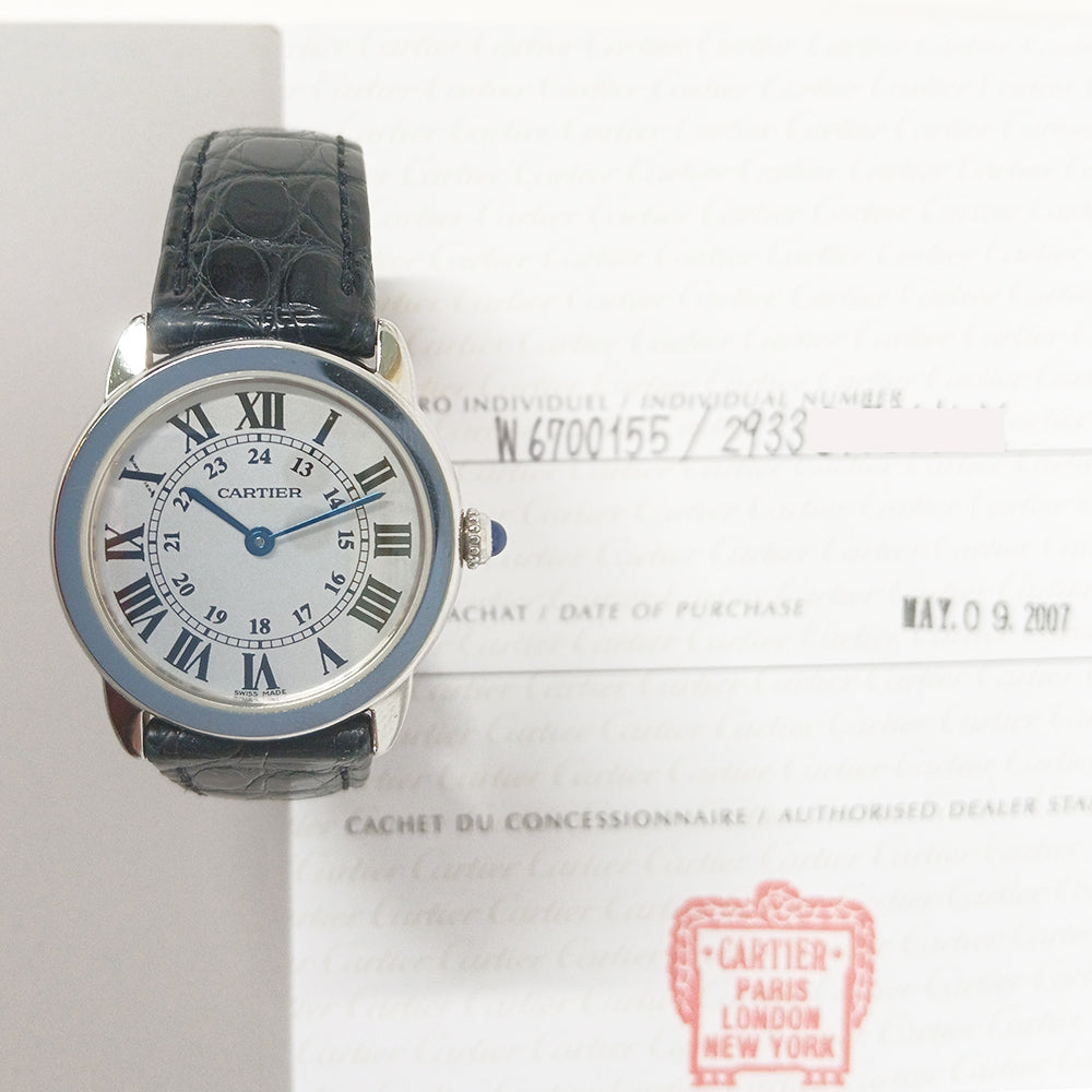 Cartier W6700155 Ronde Solo de Cartier Quartz 29mm Steel