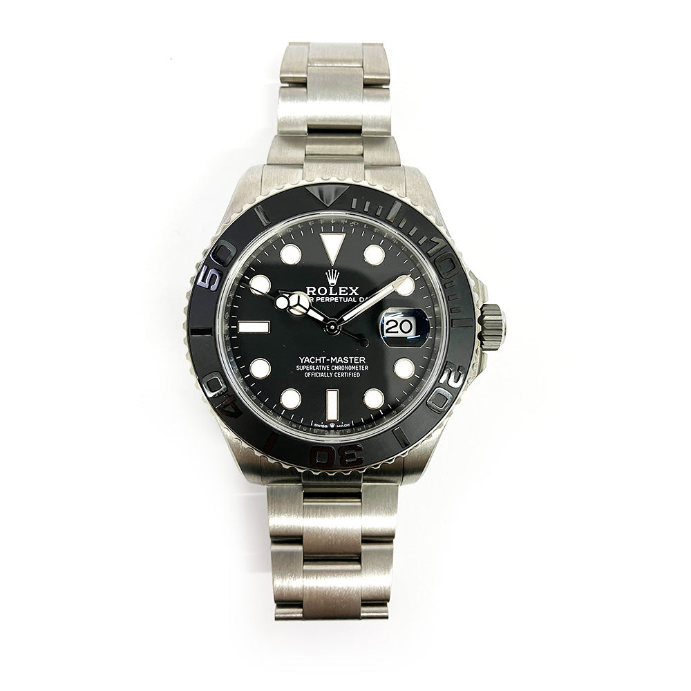 Rolex Yacht-Master 42mm Titanium - Black Bezel - Black Dial - Oyster Bracelet 226627 - 2024