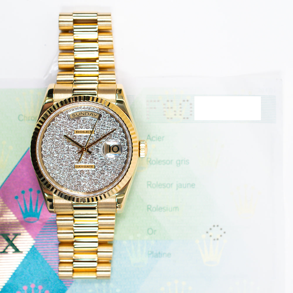 Rolex 118238 Day-Date President 36mm Yellow Gold
