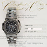 Patek Philippe 5990/1A-011 Nautilus Travel Time Flyback Chronograph selfwinding 40.5mm Stainless Steel