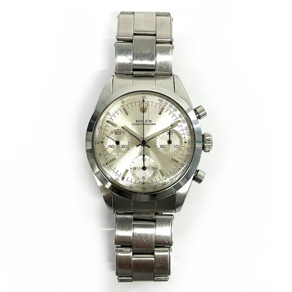 Rolex Vintage Pre-Daytona 36mm Stainless Steel - Domed Bezel - Silver Dial - Oyster Bracelet 6238
