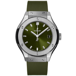 Hublot 542.NX.8970.RX Classic Fusion 42mm Titanium Green