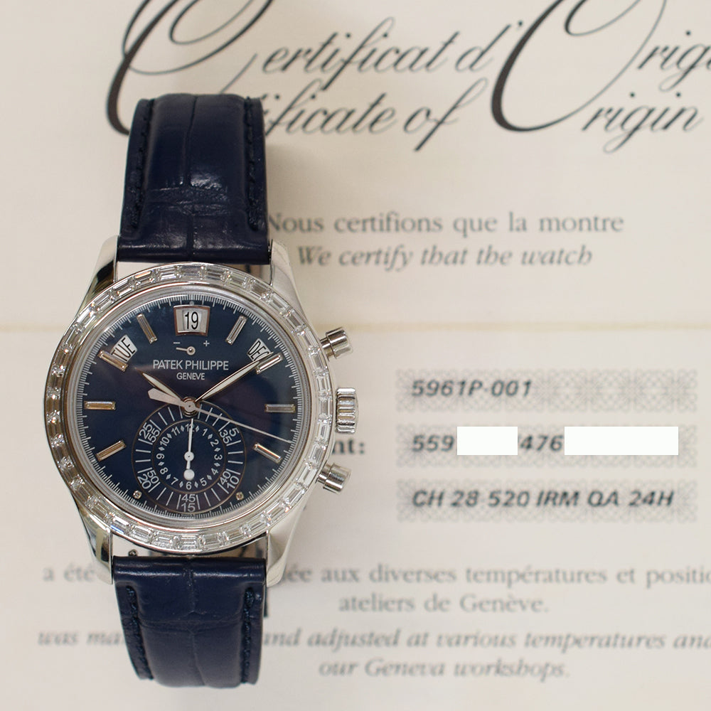 Patek Philippe 5961P-001 Annual Calendar Flyback Chronograph selfwinding 40.5mm Platinum