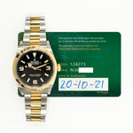 Rolex 124273 Explorer Steel and Yellow Gold