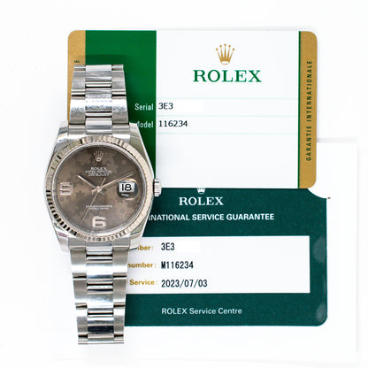 Rolex 116234 Datejust 36mm Steel and White Gold