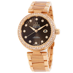 OMEGA Ladymatic Co-Axial 34mm Red Gold & Diamond – Ref. 425.65.34.20.63.002