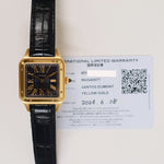 Cartier WGSA0077 Santos-Dumont Quartz Yellow Gold - 43.5mm x 31.4mm