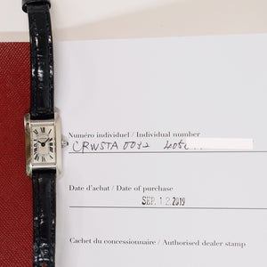 Cartier WSTA0032 Tank Américaine Mini Quartz Steel - 27mm x 15.2mm