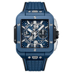 Hublot 821.EX.5170.RX Square Bang 42mm Unico Blue Ceramic