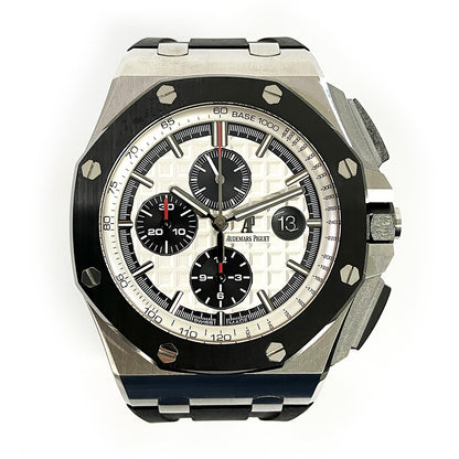 Audemars Piguet Royal Oak Offshore Chronograph 44mm Stainless Steel - Silver Dial - Rubber Strap 26400SO.OO.A002CA.01 - 2015