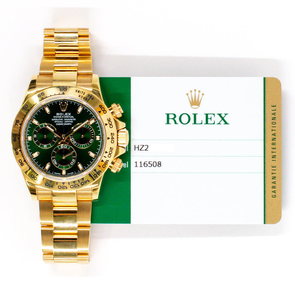 Rolex 116508 Daytona Yellow Gold "John Mayer"