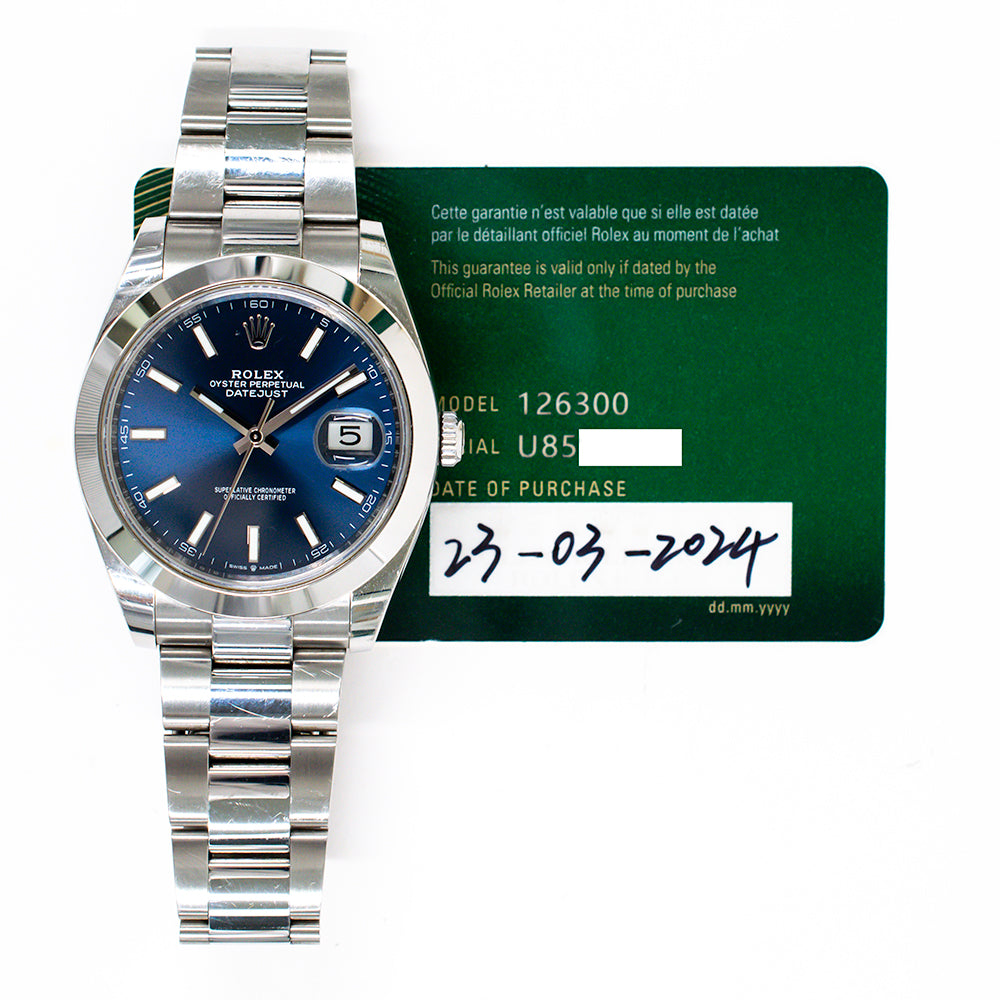 Rolex 126300 Datejust 41mm Steel