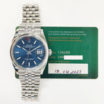 Rolex 126200 Datejust 36mm Domed Bezel Steel