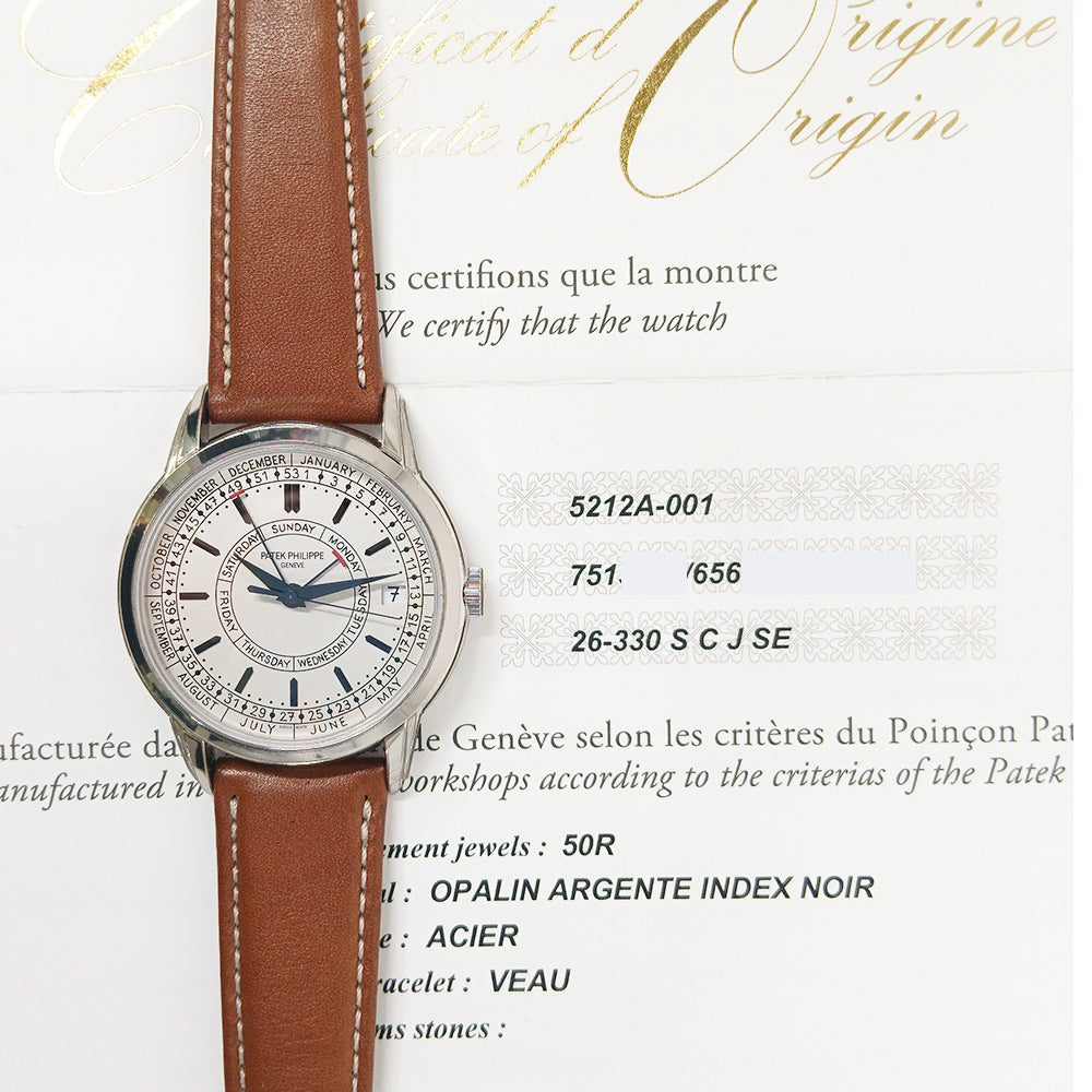 Patek Philippe 5212A-001 Calatrava 40mm Weekly Calendar Stainless Steel Self-Winding