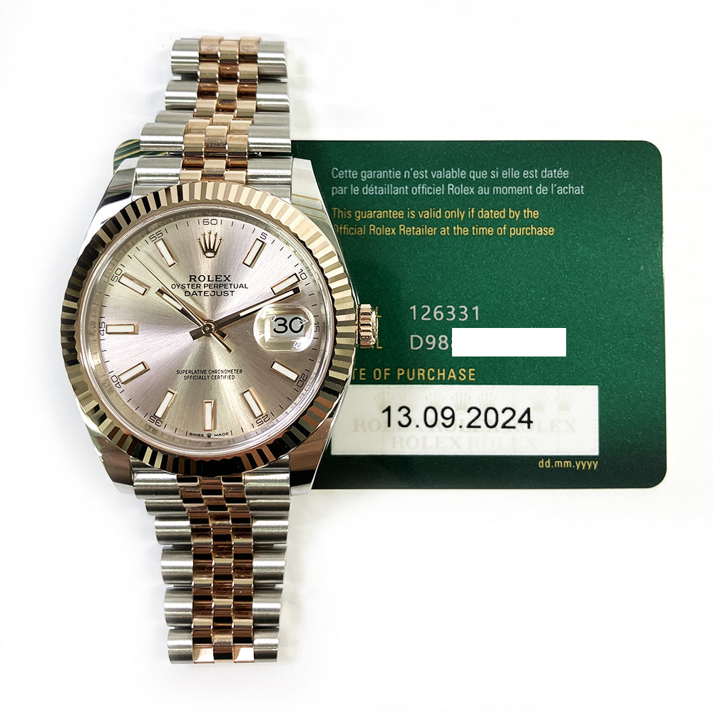 Rolex 126331 Datejust 41mm Steel and Rose Gold