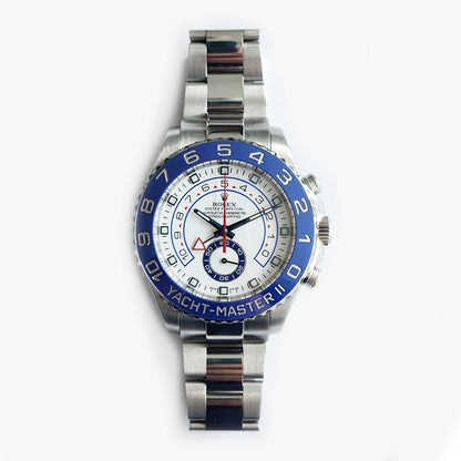 Rolex-Yacht-Master II 44mm Stainless Steel - White Dial - Oyster Bracelet 116680 - 2015