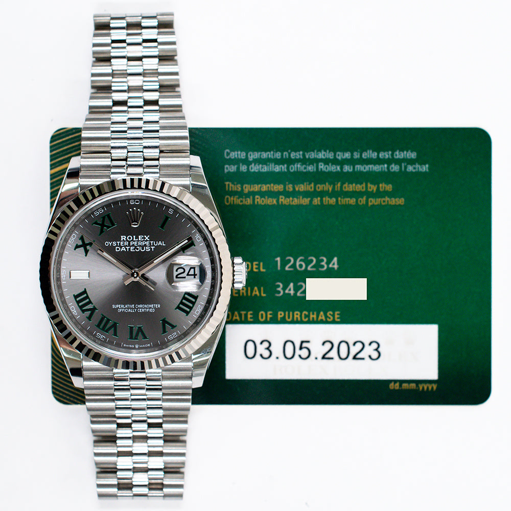 Rolex 126234 Datejust 36mmSteel and White Gold