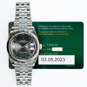 Rolex 126234 Datejust 36mmSteel and White Gold