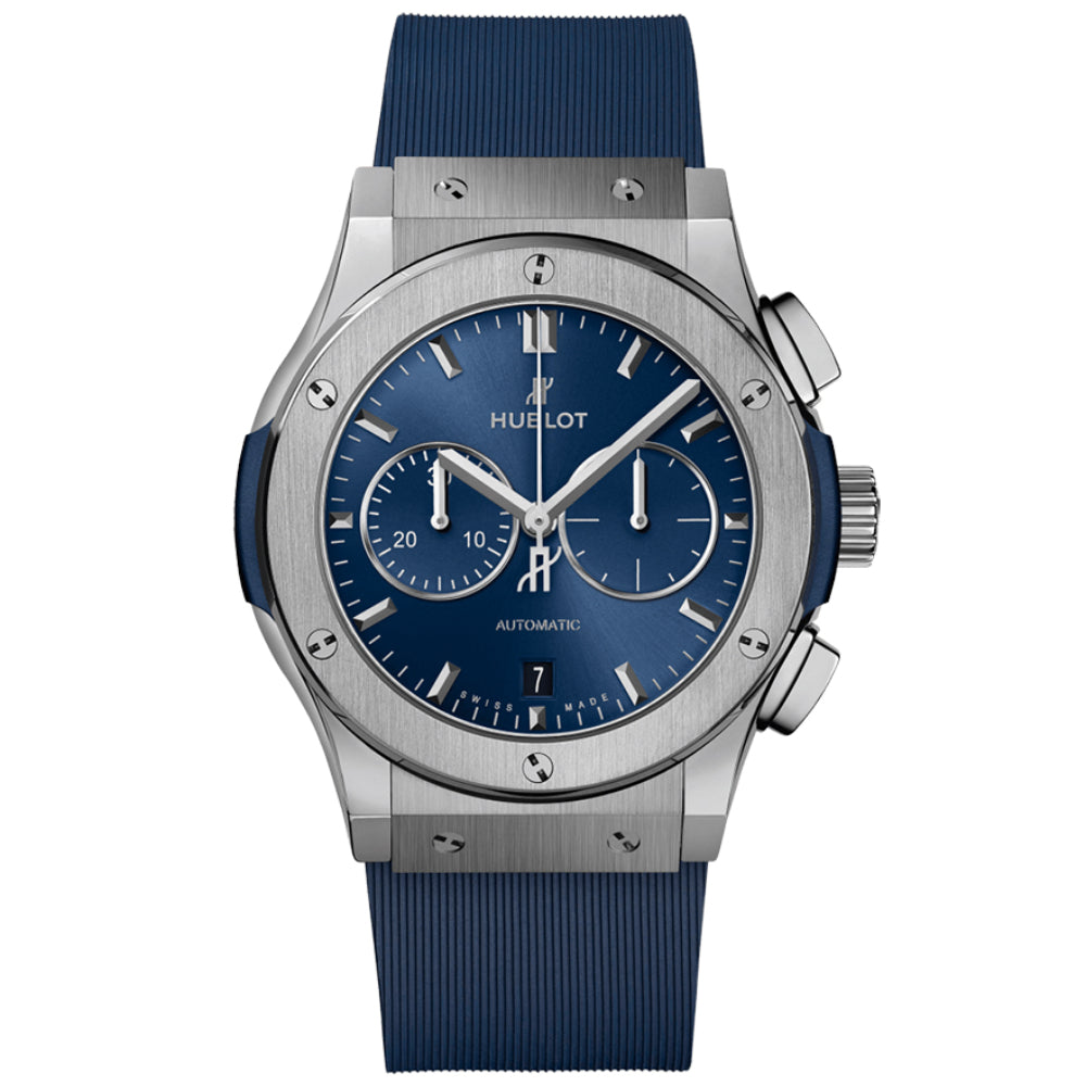 Hublot 521.NX.7170.RX Classic Fusion Chrono 45mm Titanium Blue