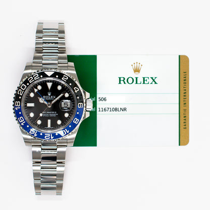 Rolex 116710BLNR GMT-Master II "Batman" Steel