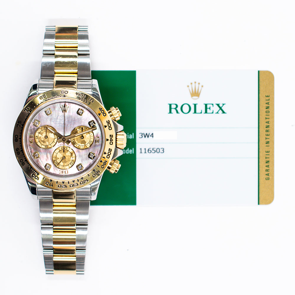 Rolex 116503 Daytona Steel and Yellow Gold