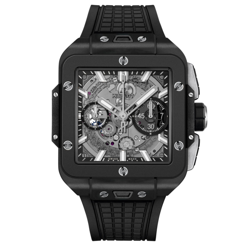 Hublot 821.CI.0170.RX Square Bang 42mm Unico Black Magic Ceramic