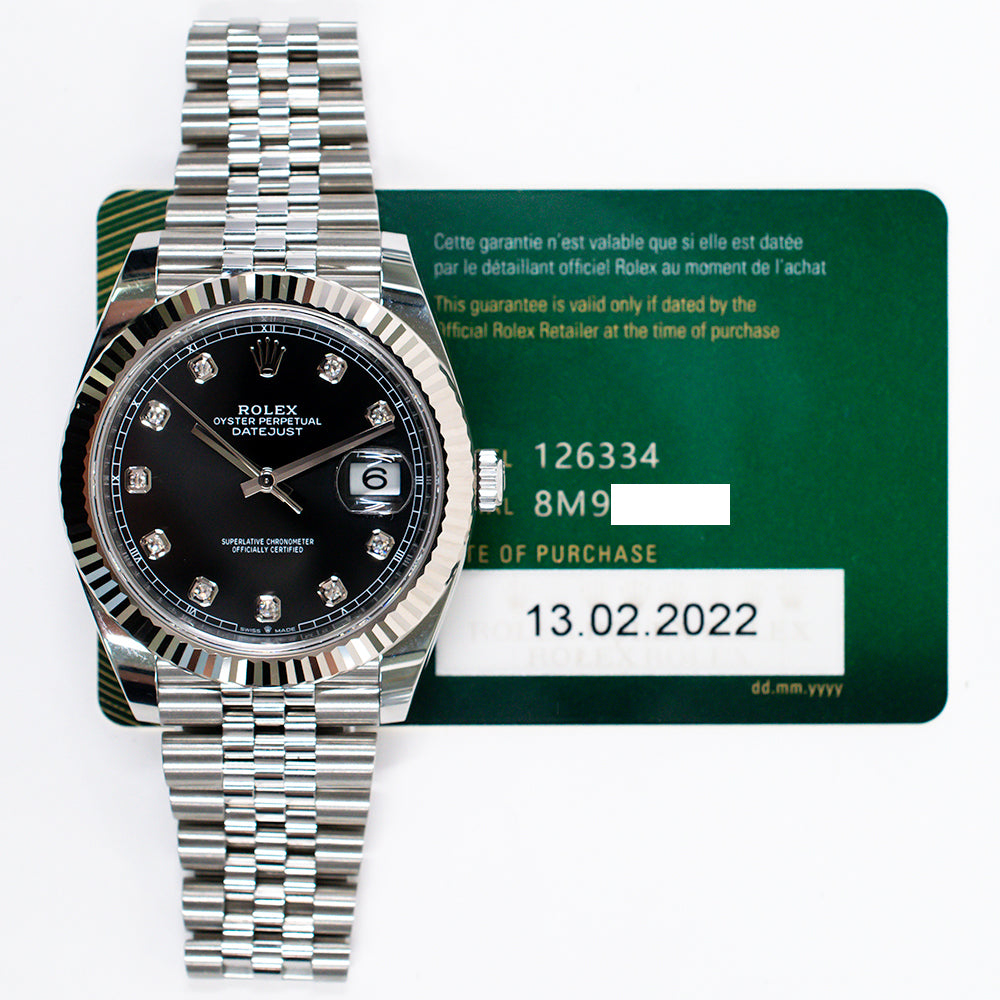 Rolex 126334G Datejust 41mm Steel and White Gold