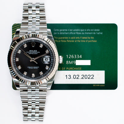 Rolex 126334G Datejust 41mm Steel and White Gold